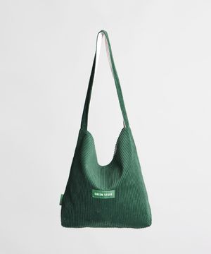 심풀 쇼퍼백 62 클레식 코듀로이 - green