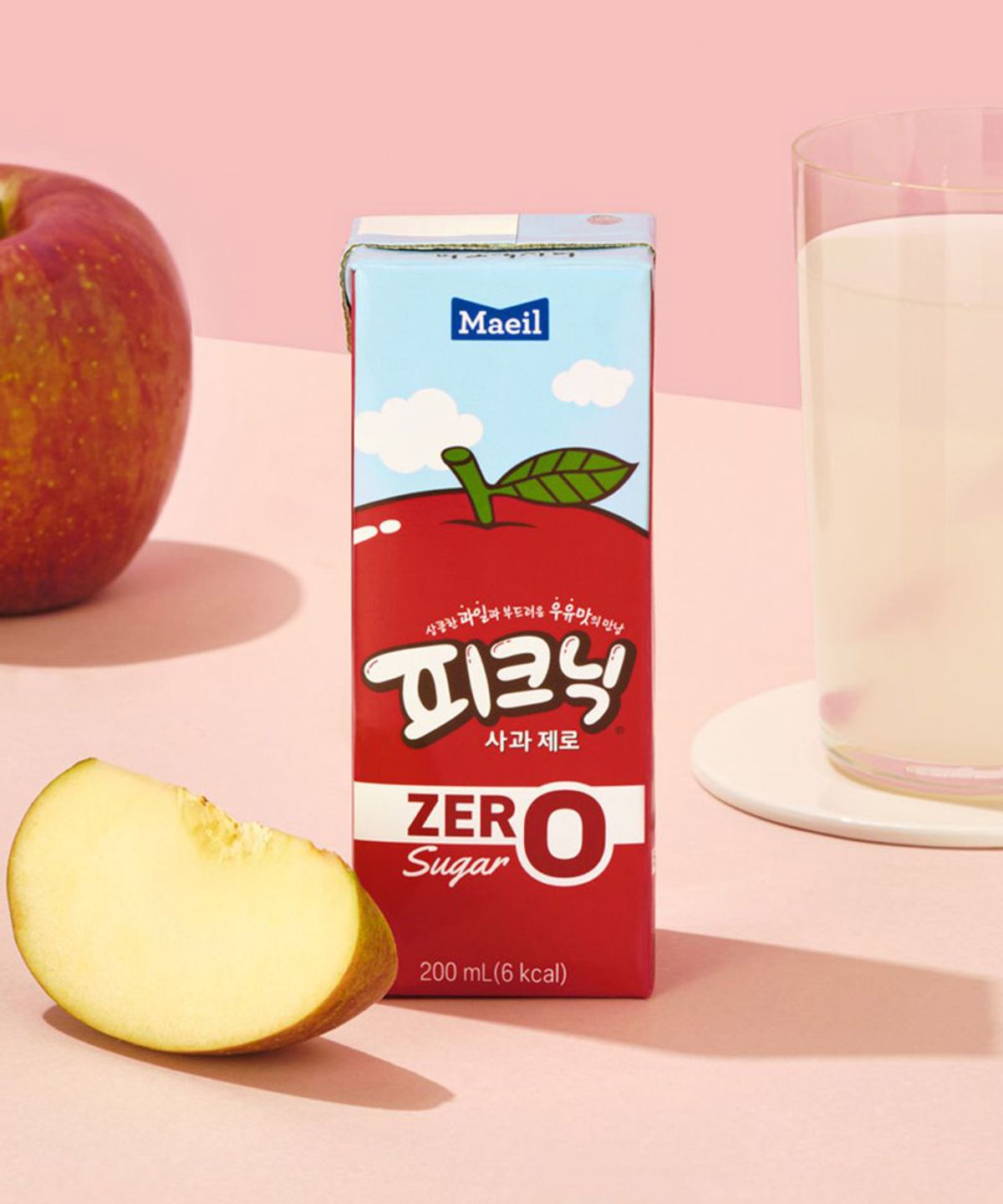 피크닉(PICNIC) 피크닉 사과 제로 200ml 48팩