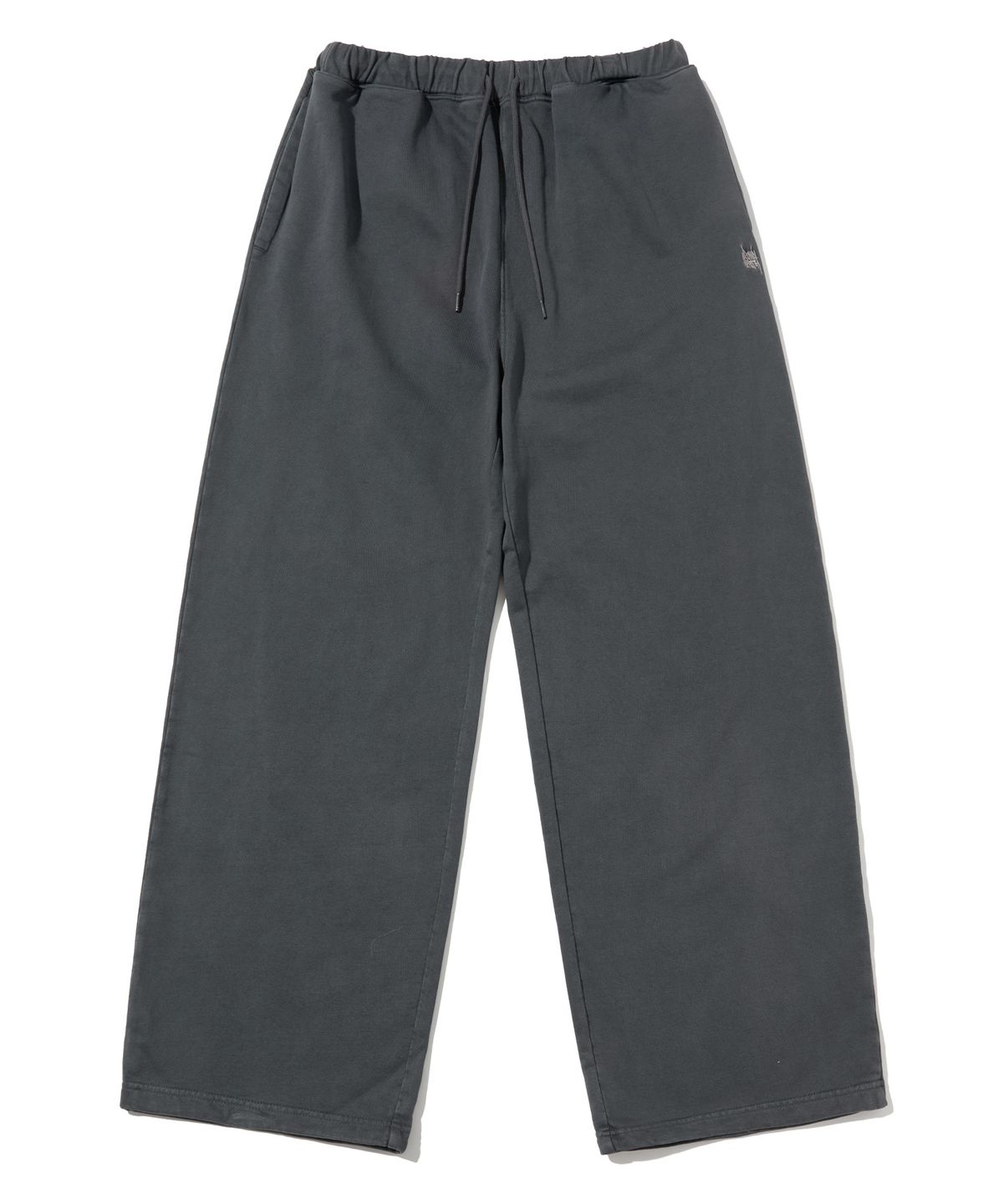 브라운브레스(BROWNBREATH) PIGMENT TAG PANTS - CHARCOAL