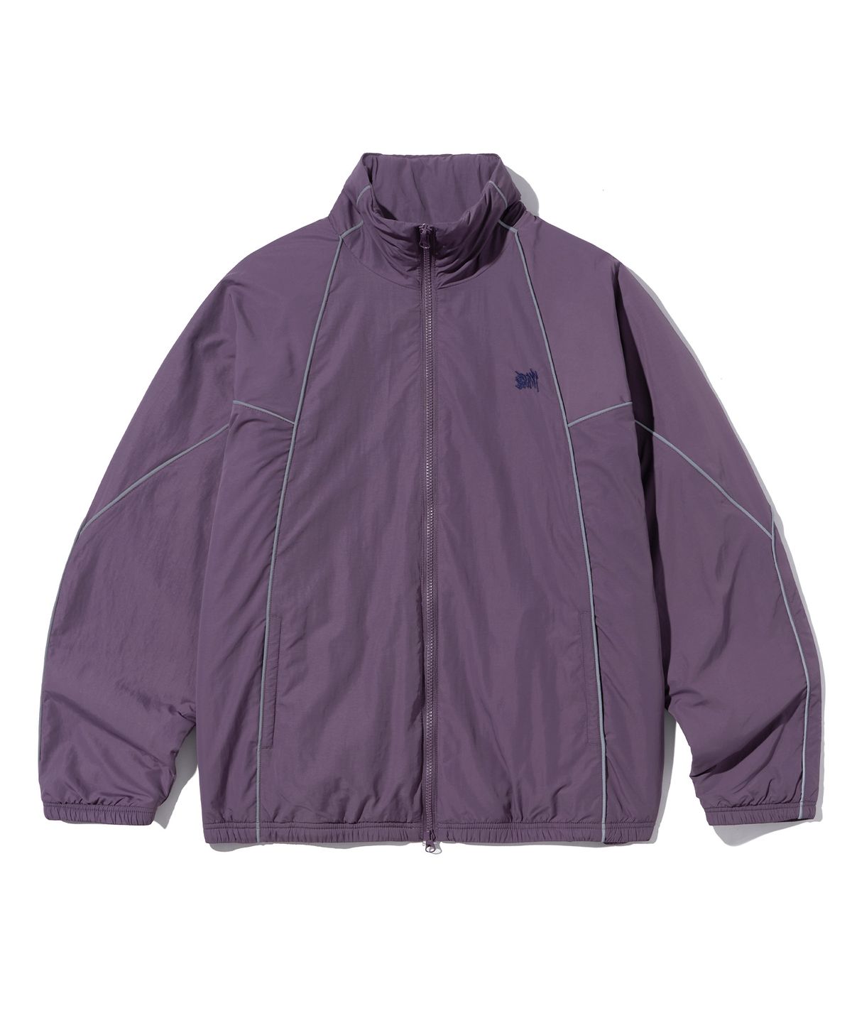 브라운브레스(BROWNBREATH) TAG NYLON TRACK JACKET - PURPLE