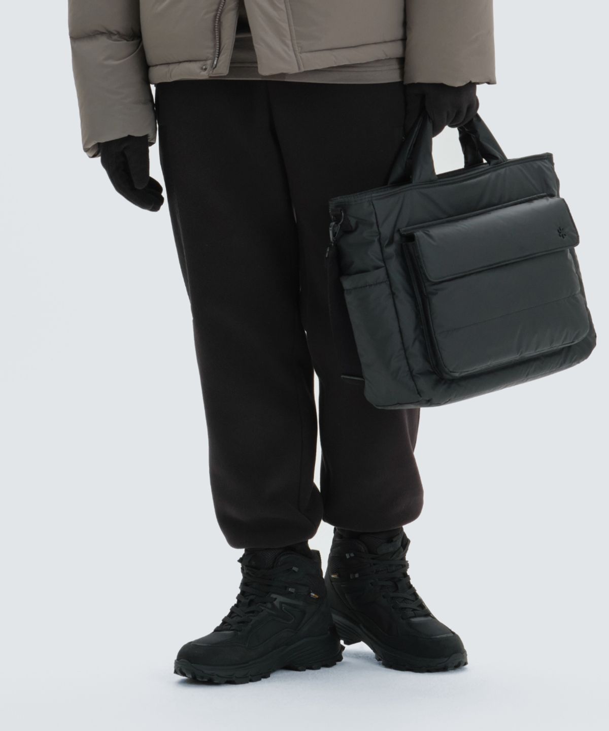 스노우피크 어패럴(SNOWPEAK APPAREL) 버비 라지 토트백 (S24WWFTB53) Black