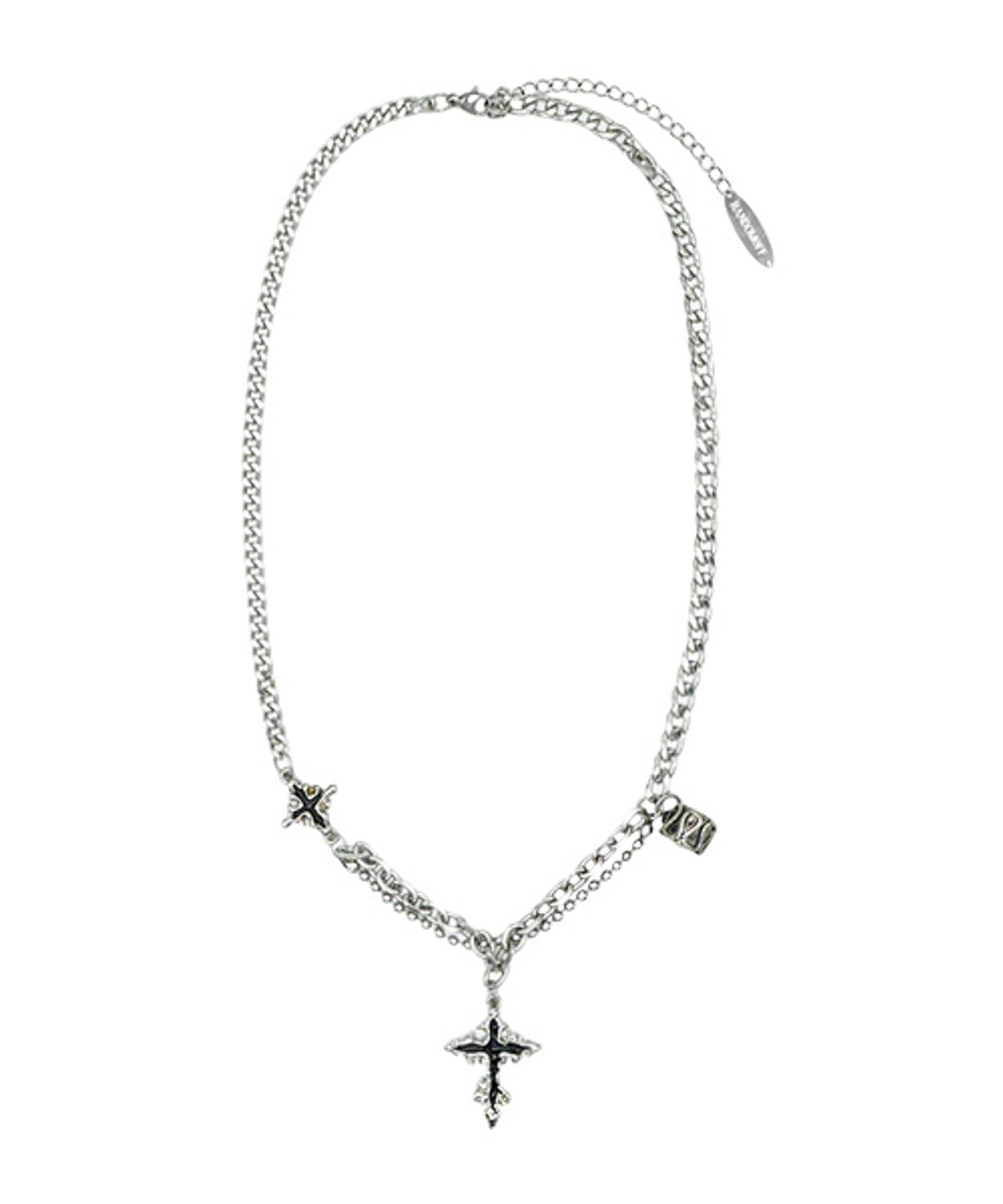 랜덤오프(RANDOMOFF) Nightmare cross Necklace