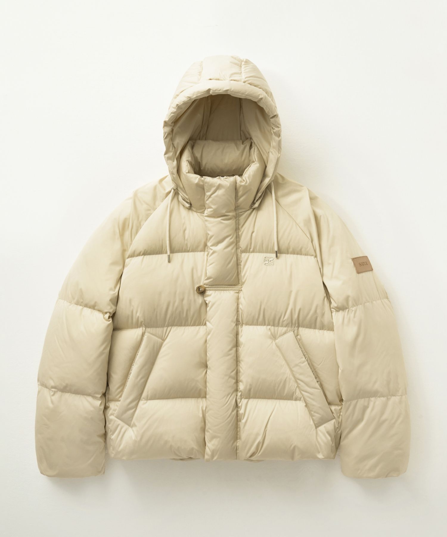 SATUR Detachable Hood Duck Down Padding