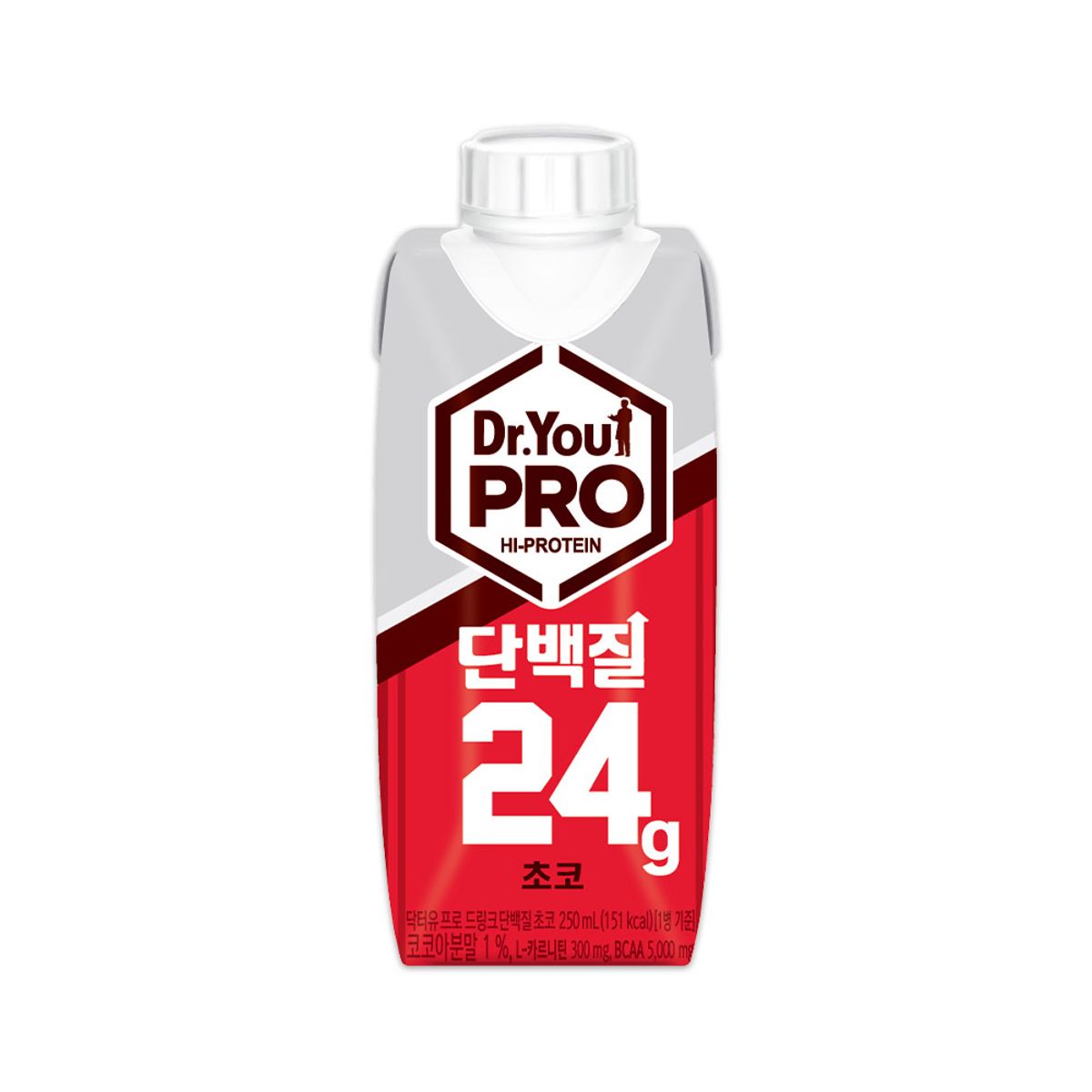 닥터유(DRYOU) 오리온 닥터유 프로 드링크 단백질 초코맛(250ml) x 12팩