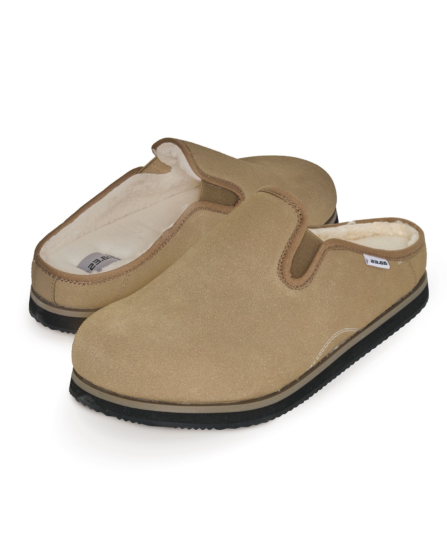 MUSINSA | 23.65 Polka3 Ugg Suede Sheepskin Slippers - Cocoa