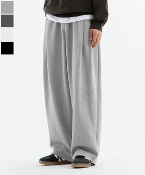 (Renew Ver.) 투턱 와이드 스웨트 팬츠 ( 4Color ) ( 기모선택 )