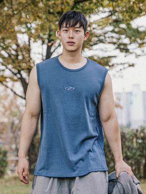 코지 피그먼트 슬리브리스 다크블루