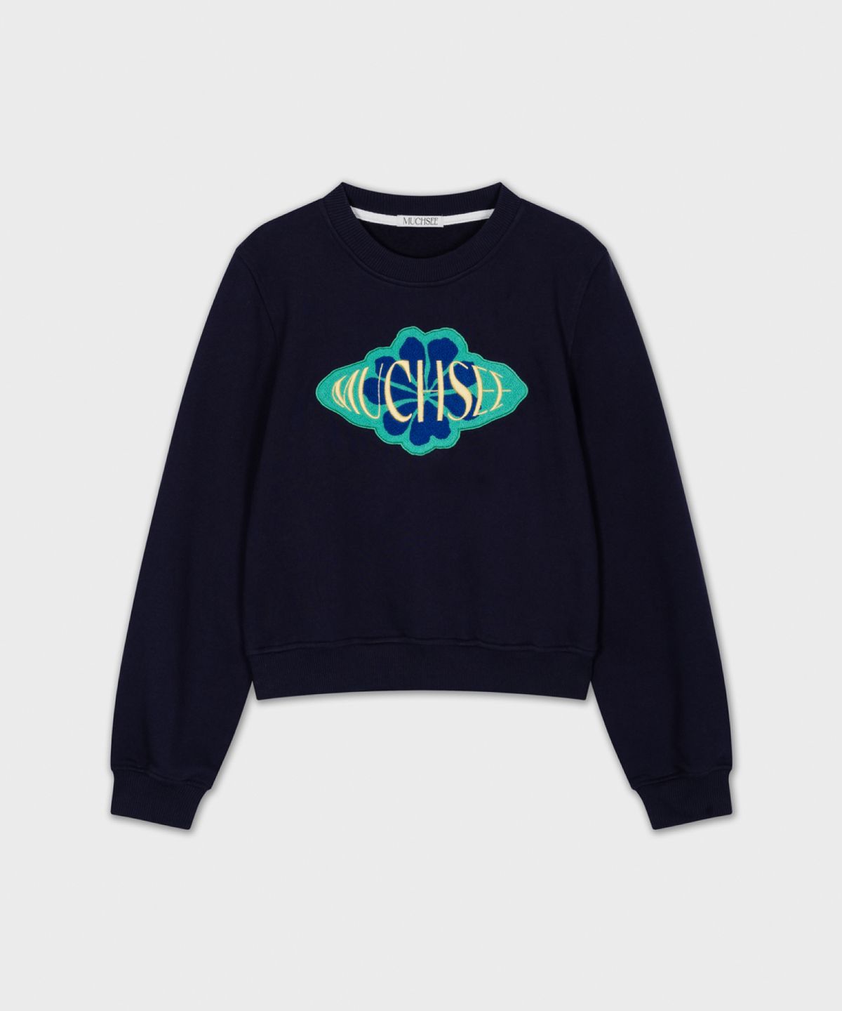머치씨(MUCHSEE) Boucle Embroidery Sweatshirt
