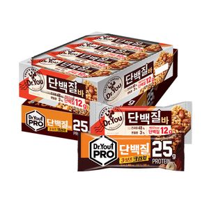 오리온 닥터유프로 단백질바 3넛츠크런치(70g) 8개 + 단백질바(50g) 12개