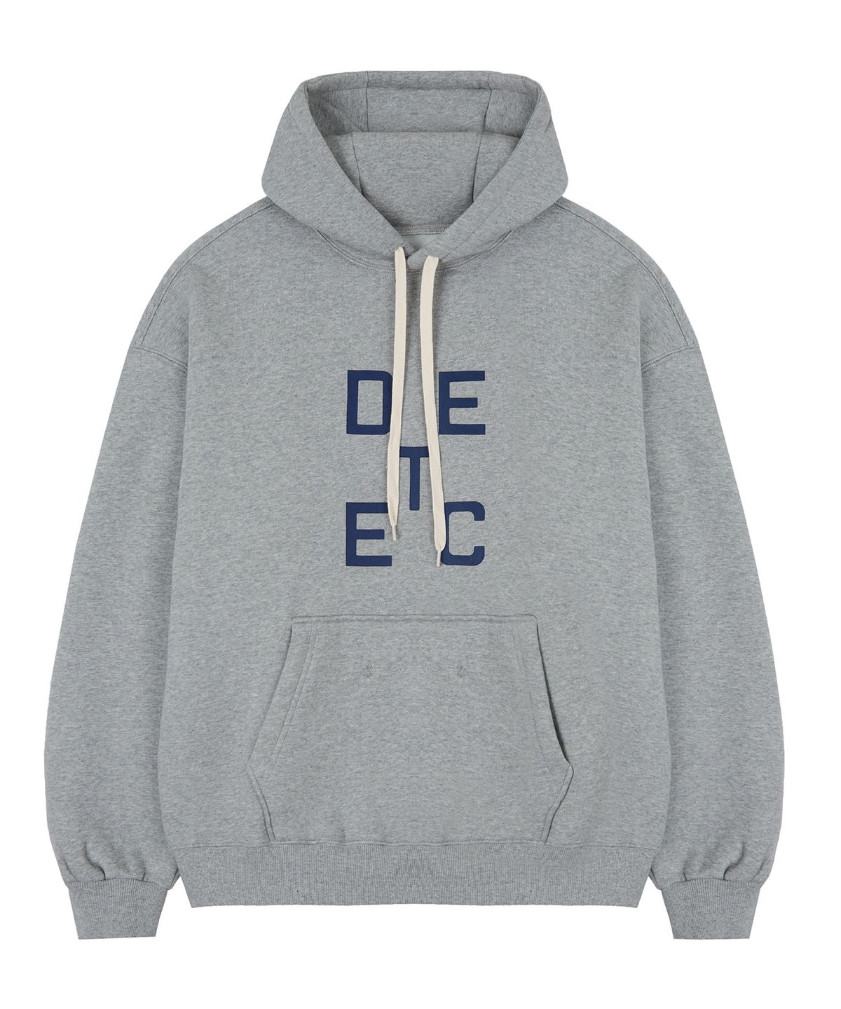 데케트(DECET) Square Logo Hoodies DCHD001WGray