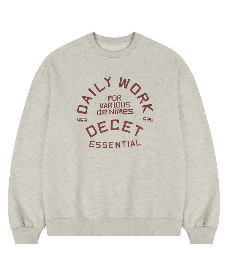 Daily Work Sweatshirts DCMT002WOatmeal