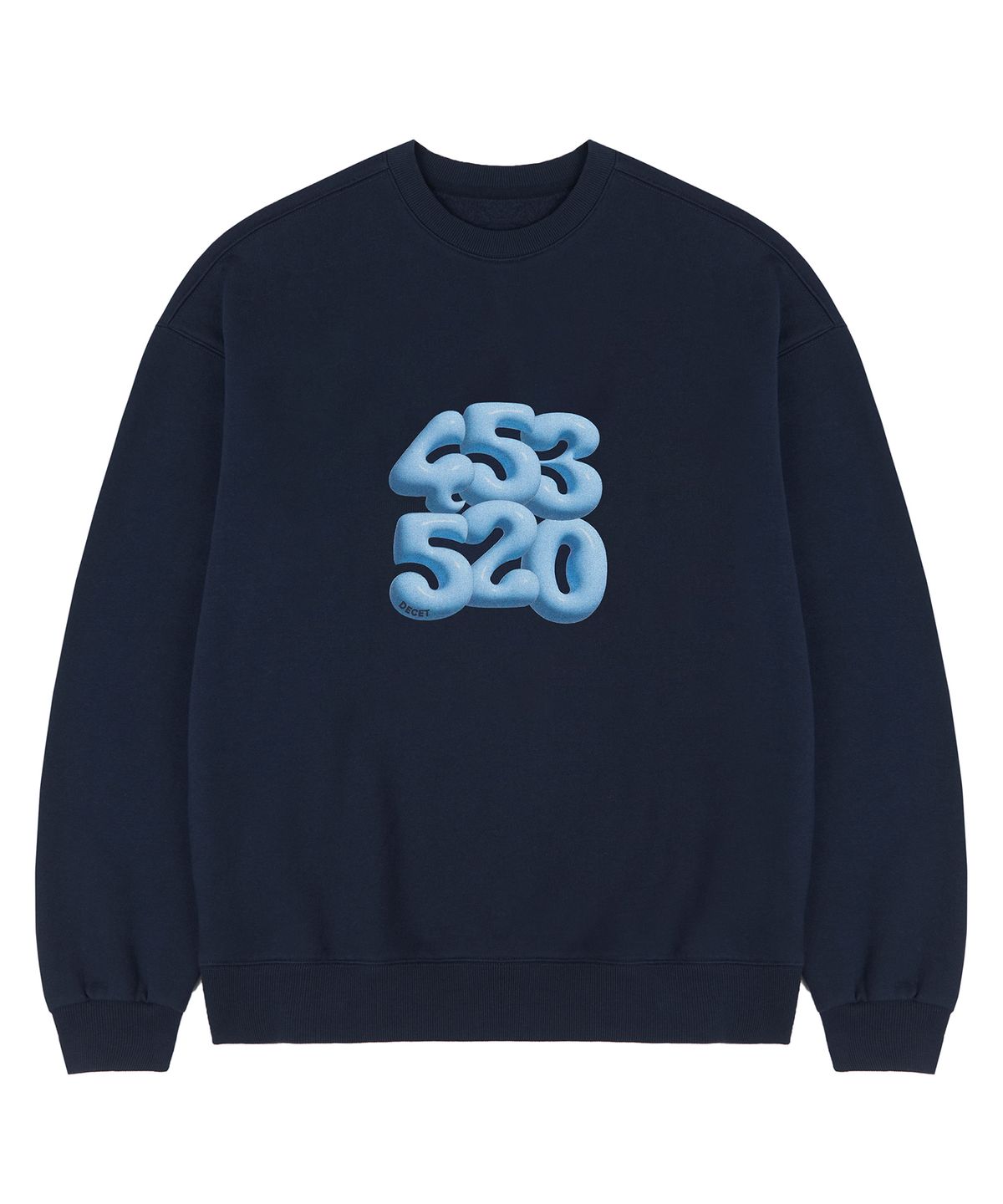 데케트(DECET) 3D 453520 Sweatshirts DCMT003WNavy
