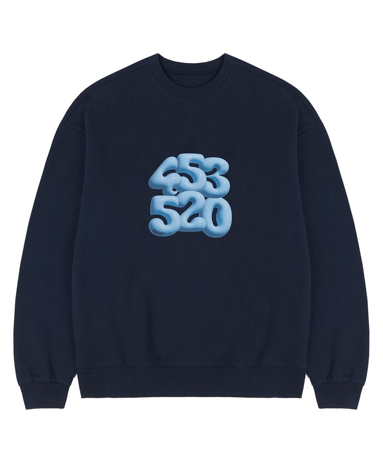 3D 453520 Sweatshirts DCMT003WNavy