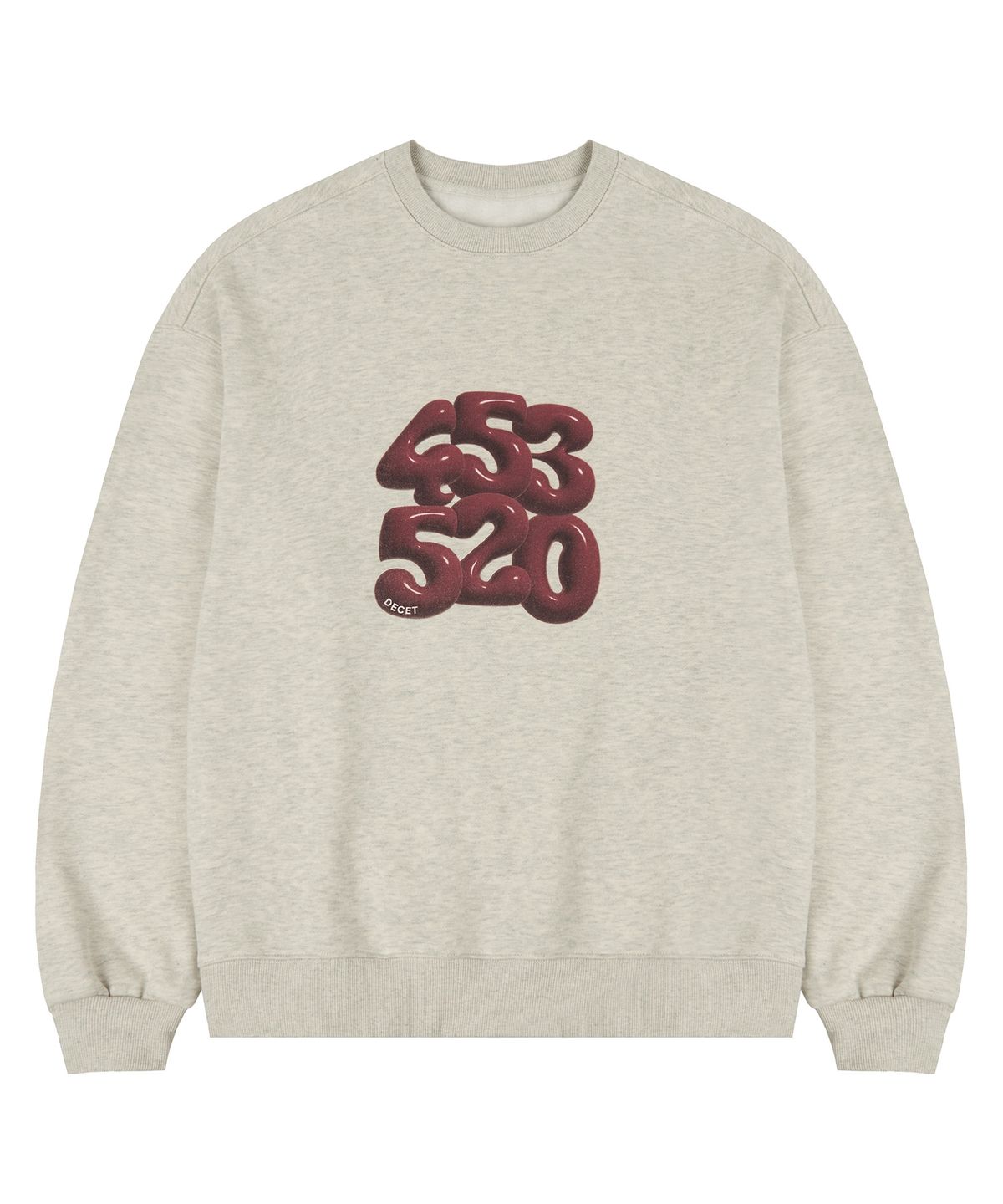 데케트(DECET) 3D 453520 Sweatshirts DCMT003WOatmeal