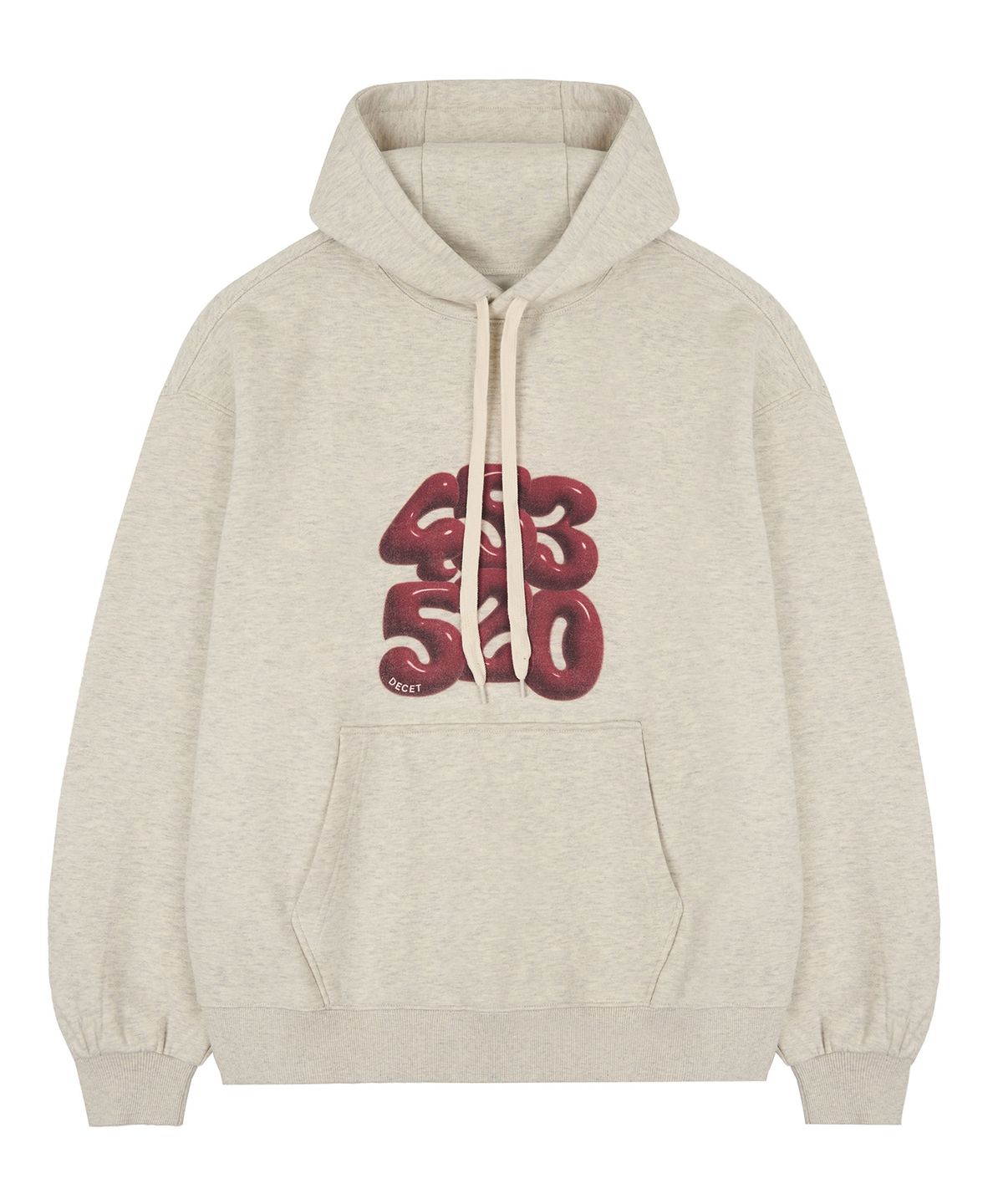 데케트(DECET) 3D 453520 Hoodies DCHD003WOatmeal