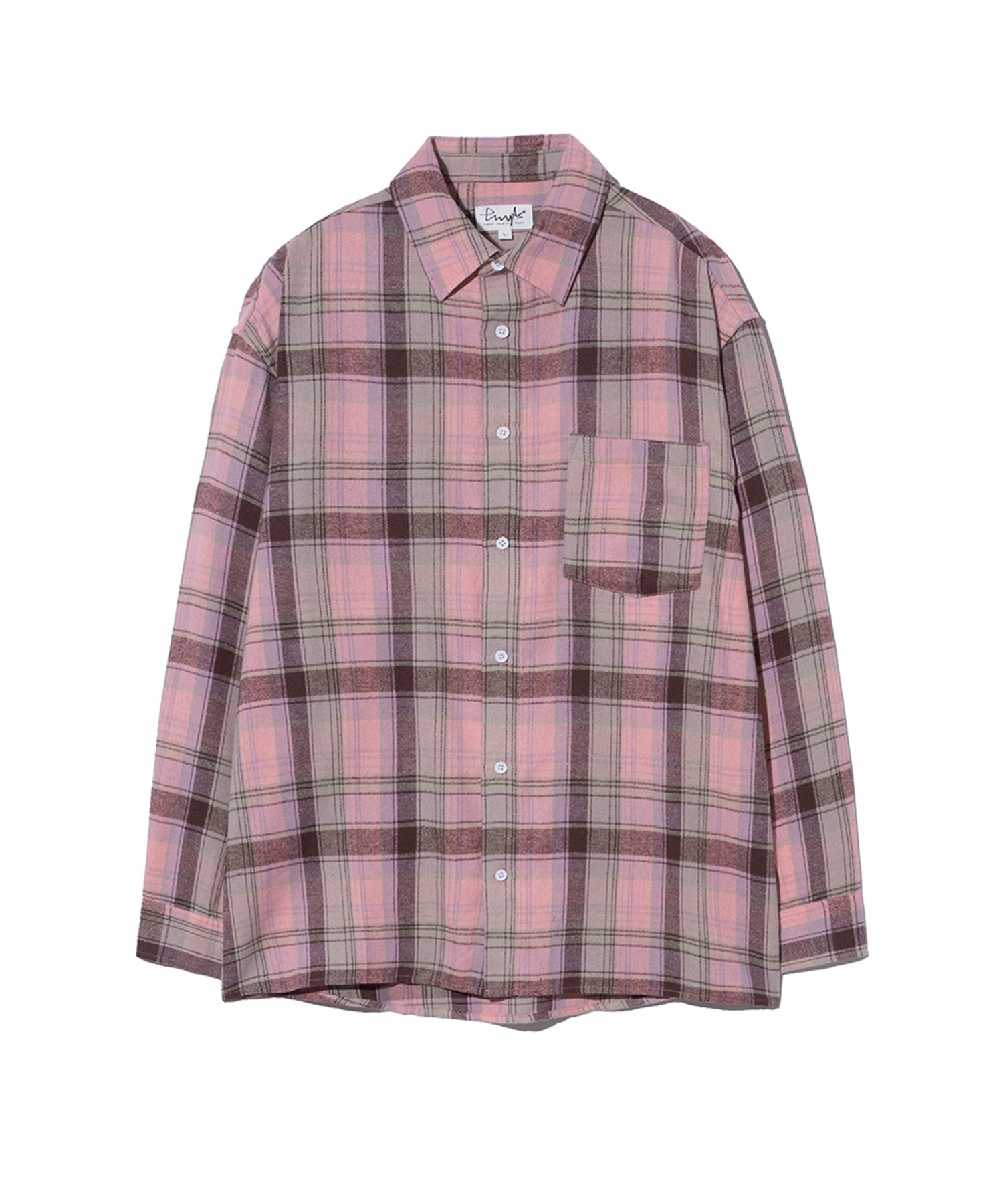 ★ Phyps Department★ Flannel District Tartan Check Shirt N MUSINSA | PHYPS Flannel District Tartan Check Shirt_Navy