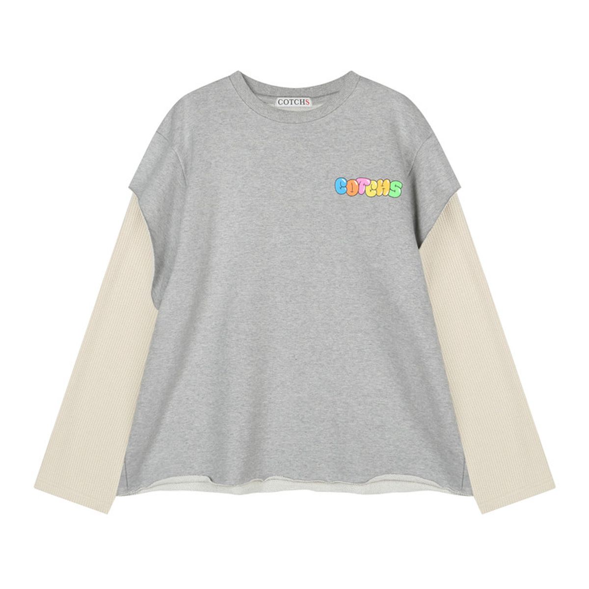 카치스(COTCHS) DEVIL SIGN SWEATSHIRT-GREY