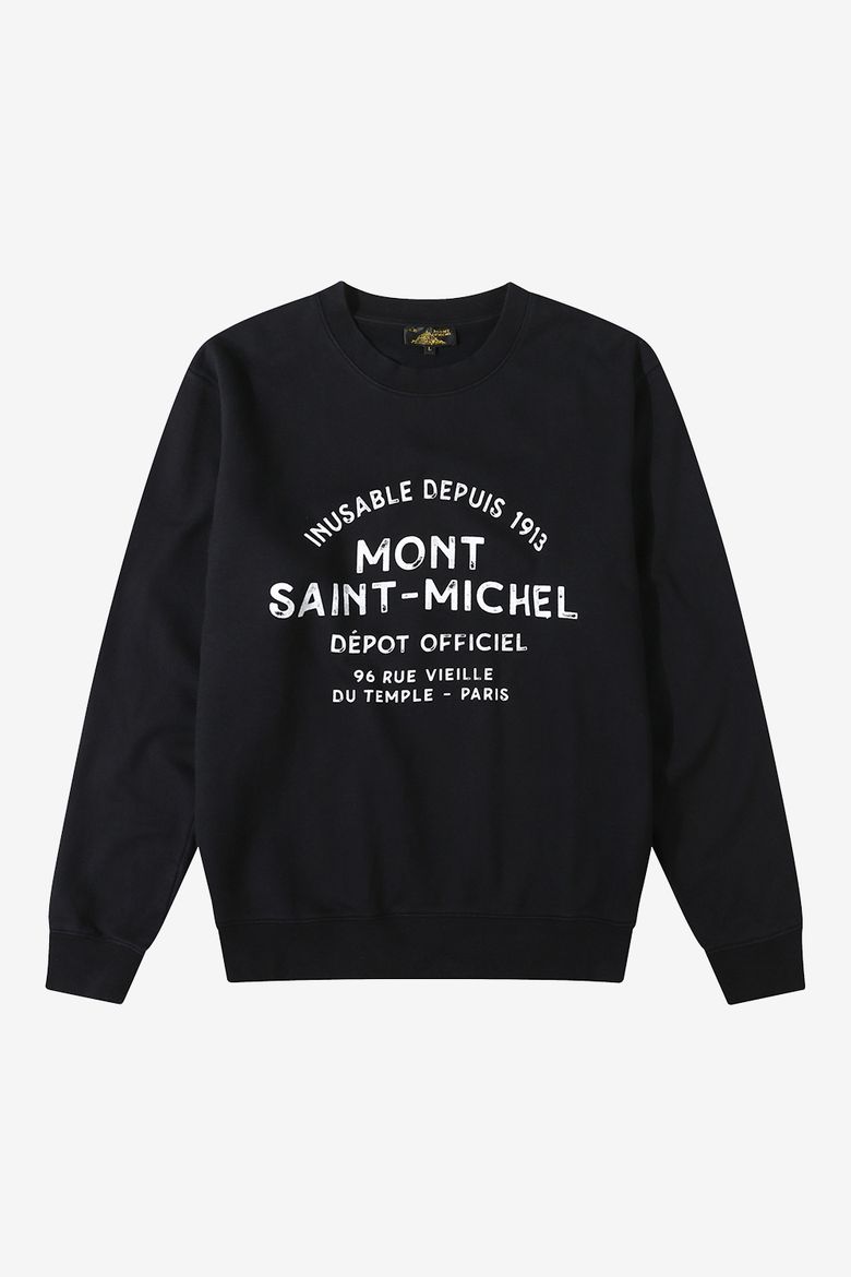 TAUGI - PRINTED SWEATSHIRT_Black