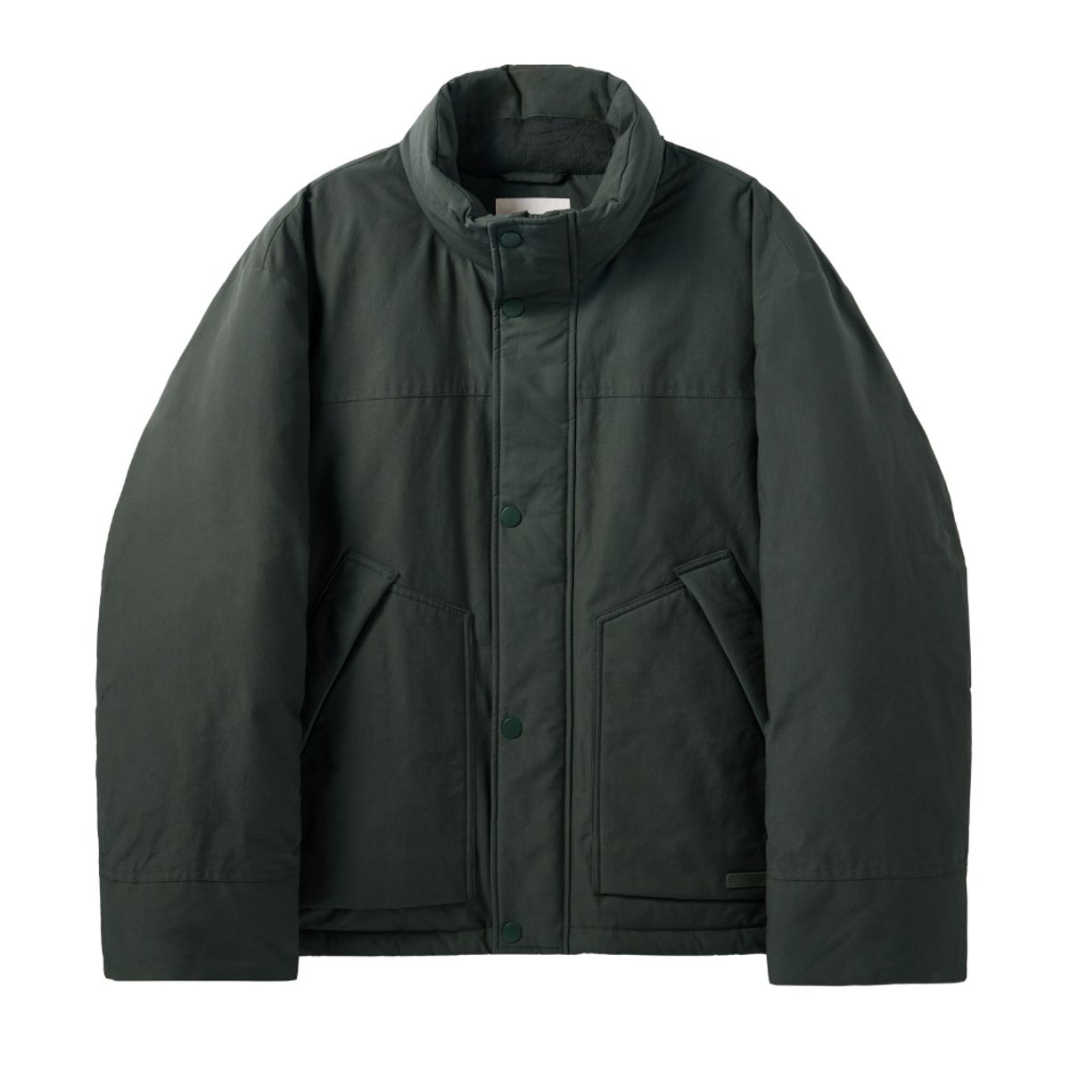 브롬톤 런던(BROMPTON LONDON) BRITISH CAMPER HIGH NECK SHORT DOWN - C/GREY (P244MDW512)