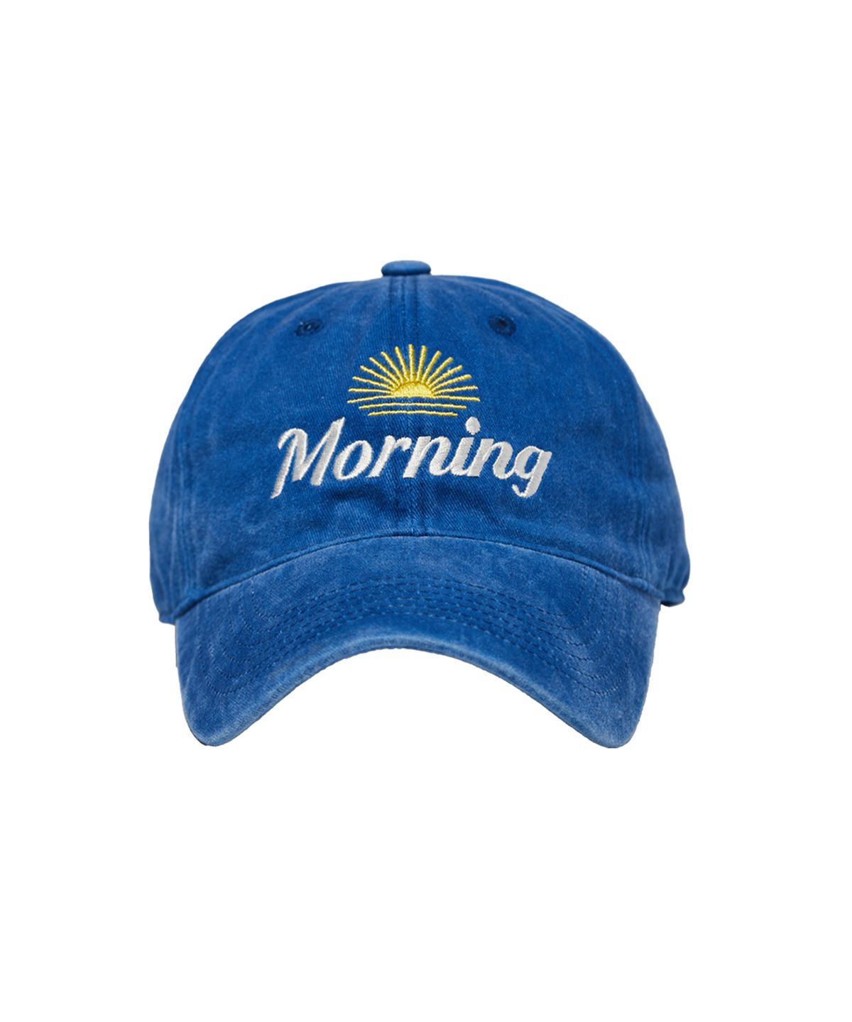 모닝커피런클럽(MORNINGCOFFEERUNCLUB) 썬 모닝 볼캡 블루