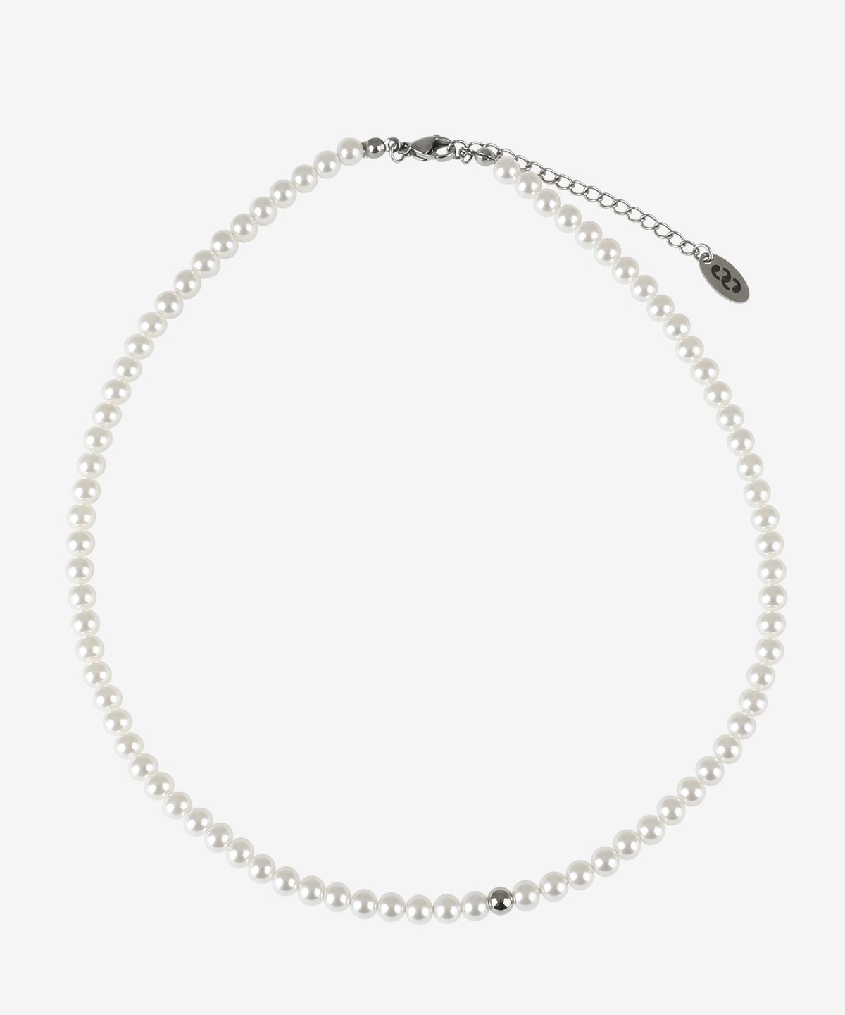 포콤마(FOURCOMMA) BALL PEARL SS NECKLACE