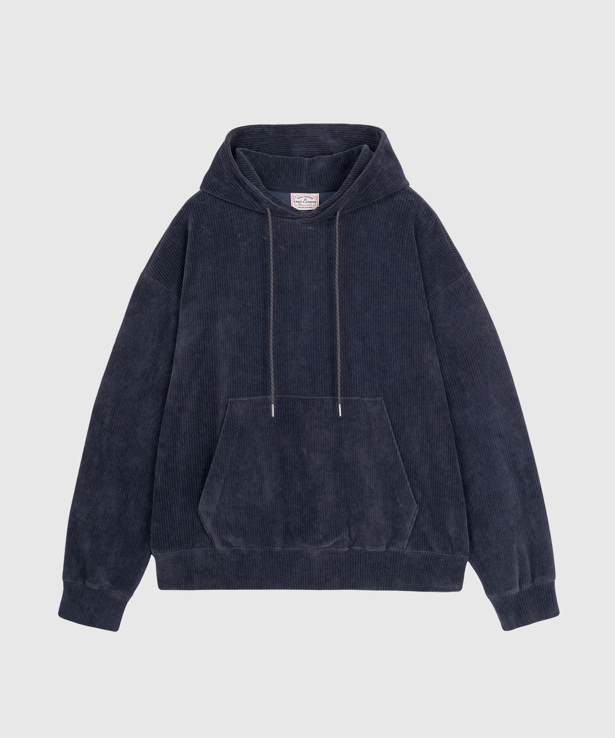 페이크캠퍼(FAKE CAMPER) 코듀로이 후드 [CHACOAL]