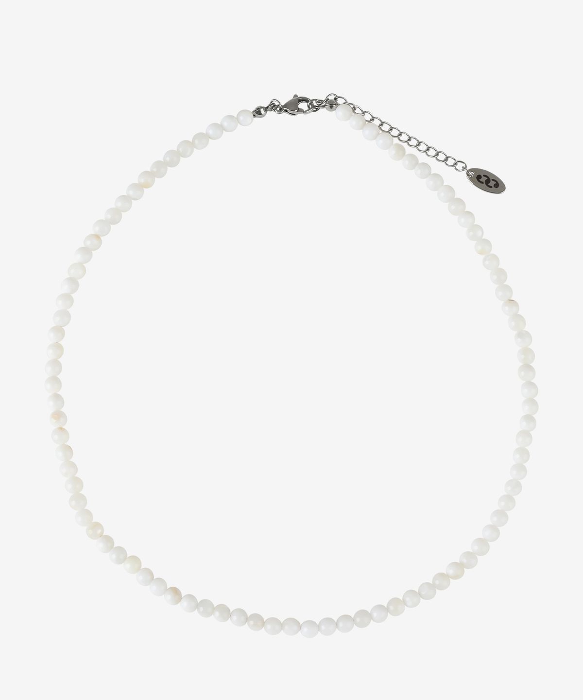 포콤마(FOURCOMMA) MARBLE PEARL WH NECKLACE