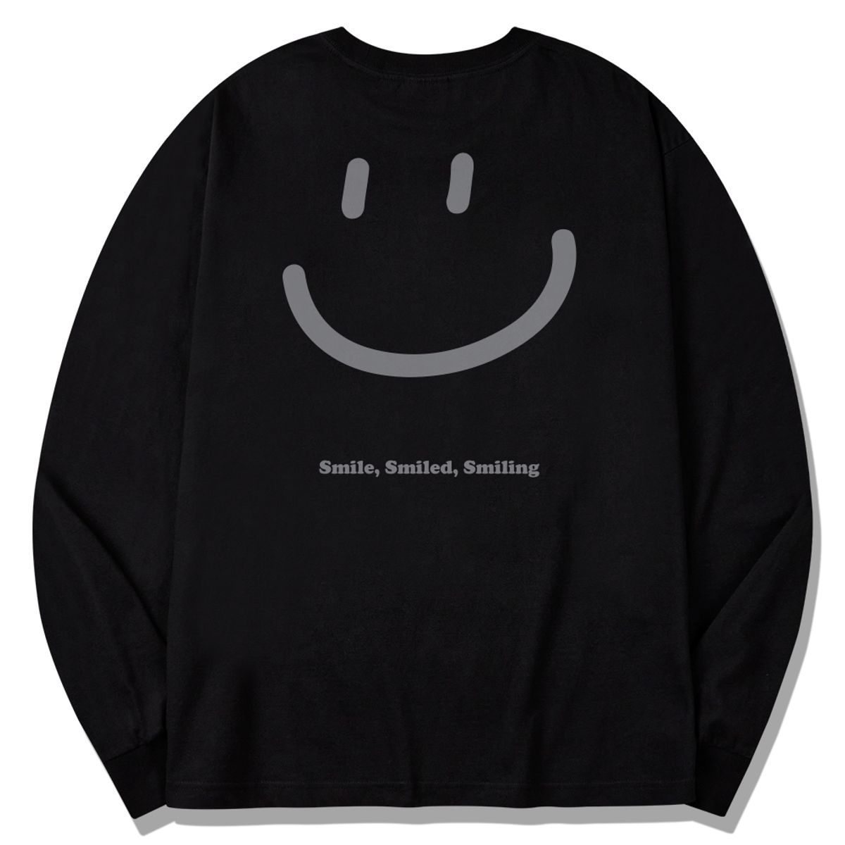 스플래시코드(SPLASHCODE) 롱슬리브 블랙 - 스마일링(Smiling)