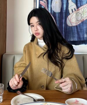 오비스 하프 핸드메이드 코트