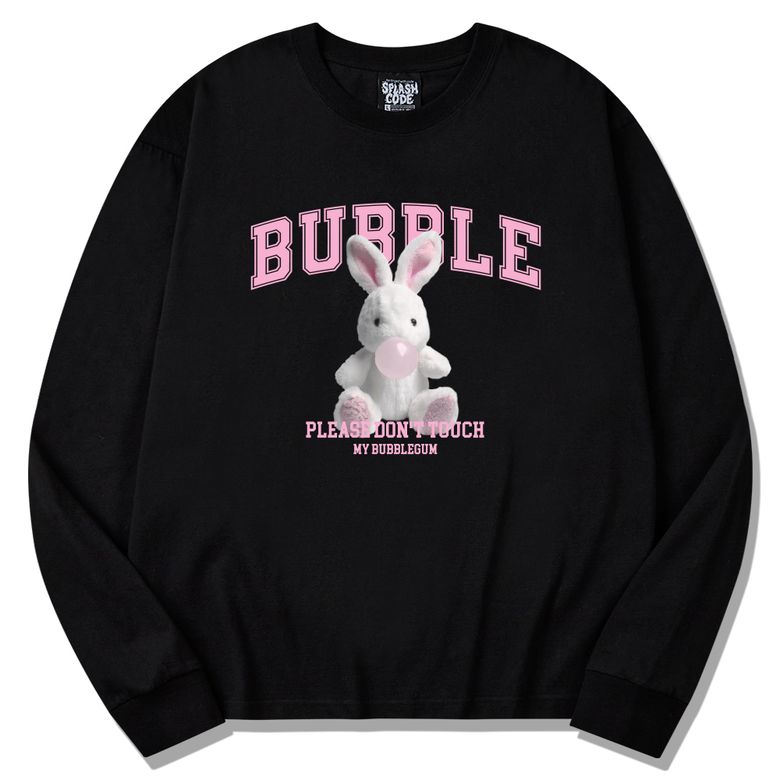 롱슬리브 블랙 - 버블껌(Bubble Gum)