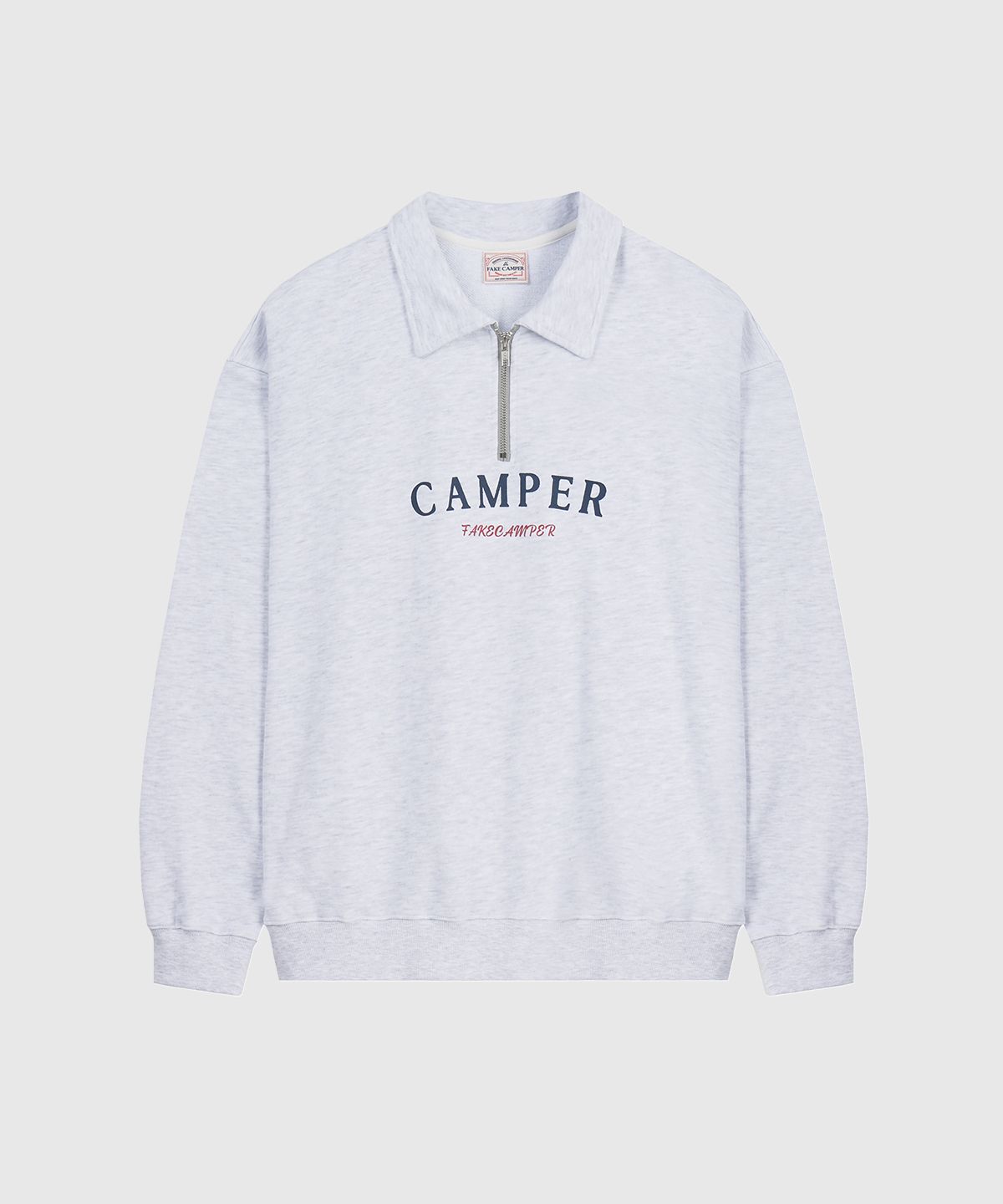 페이크캠퍼(FAKE CAMPER) 하프 집업 멜란지 [MELANGE]
