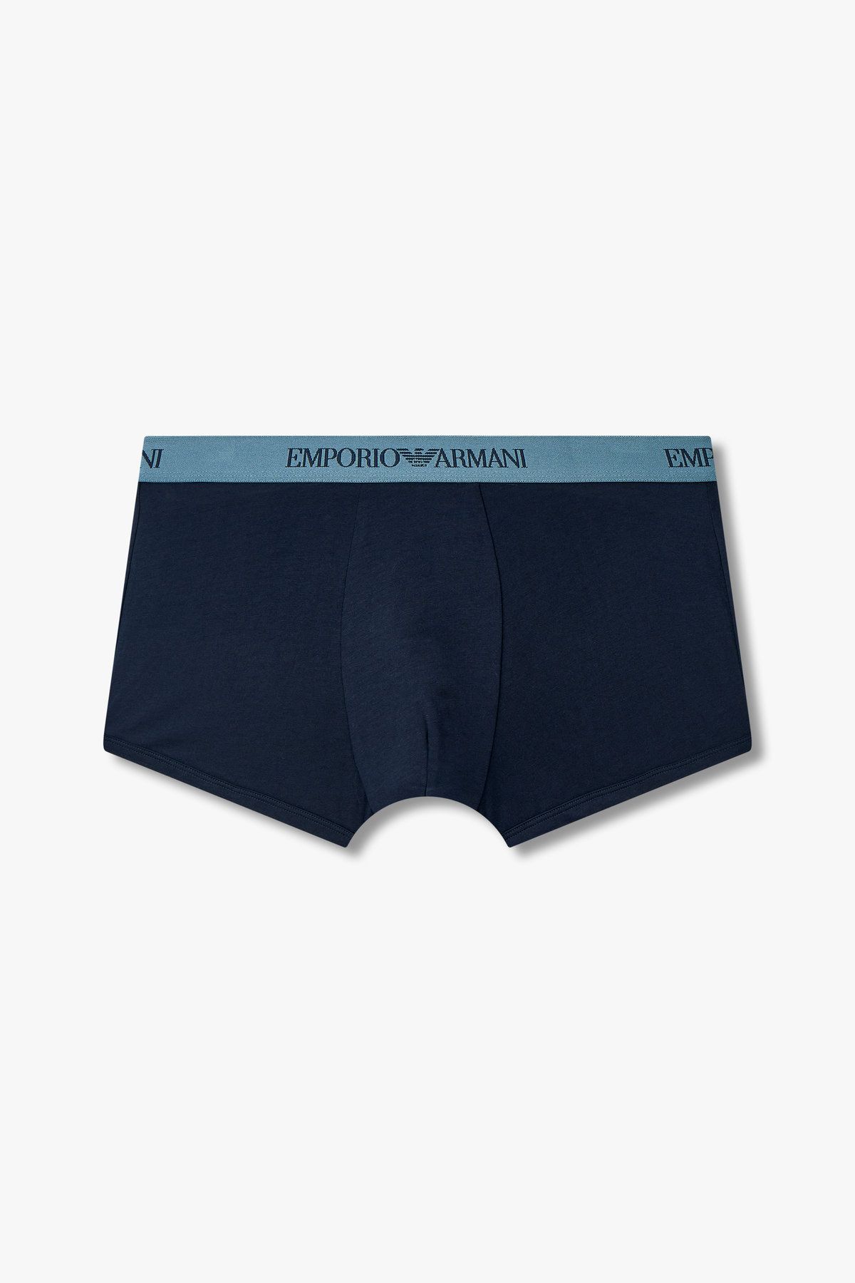 엠포리오 아르마니 언더웨어(EMPORIO ARMANI UNDERWEAR) 남성 로고 밴딩 솔리드 드로즈_마린 0814312317