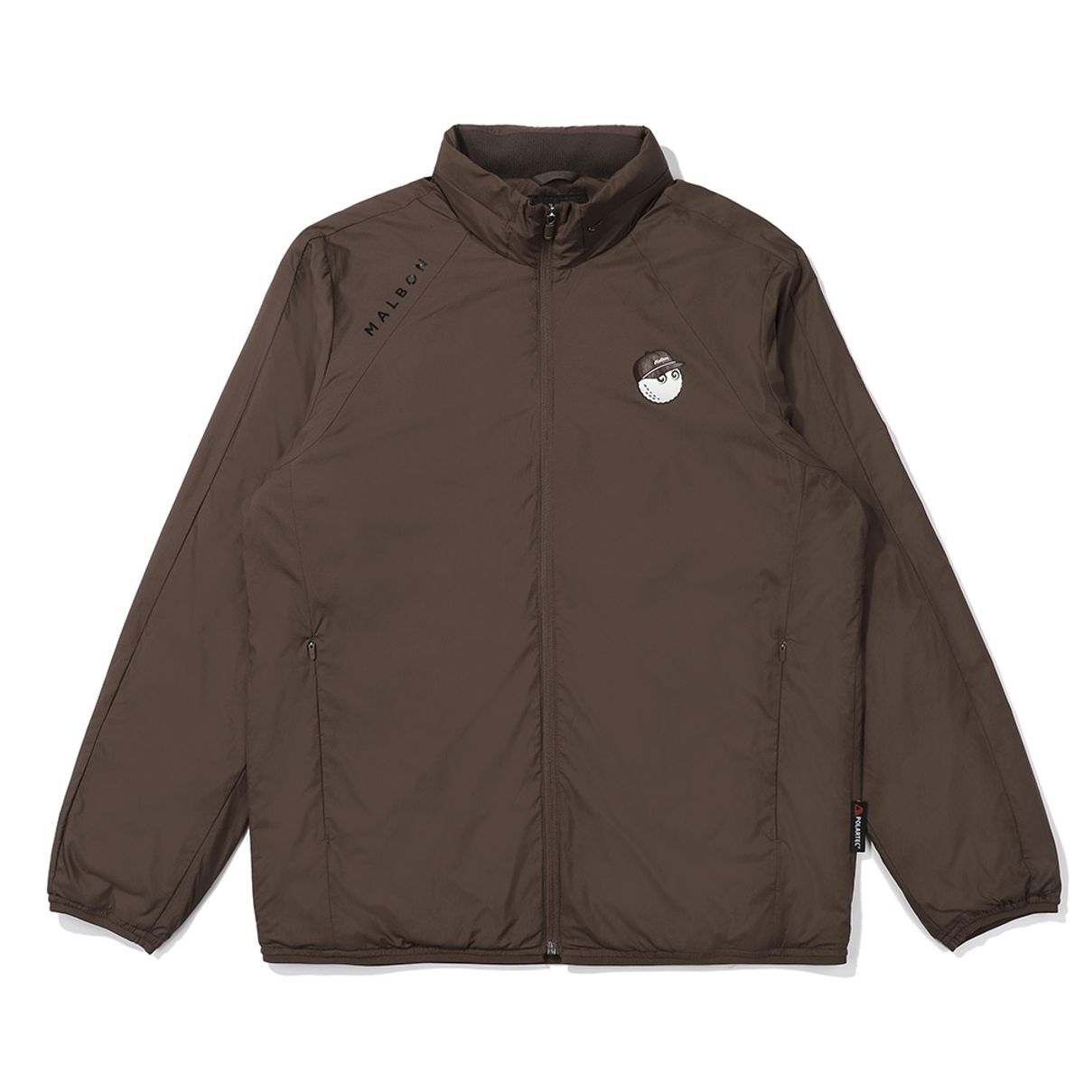 말본 골프(MALBON GOLF) 폴라텍 알파 히든 후디 자켓 BROWN (MAN)