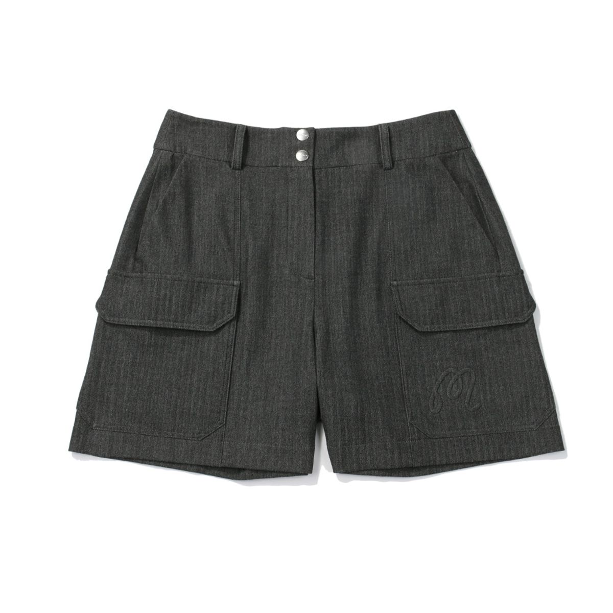 말본 골프(MALBON GOLF) 카고 포켓 숏 DARK GRAY (WOMAN)