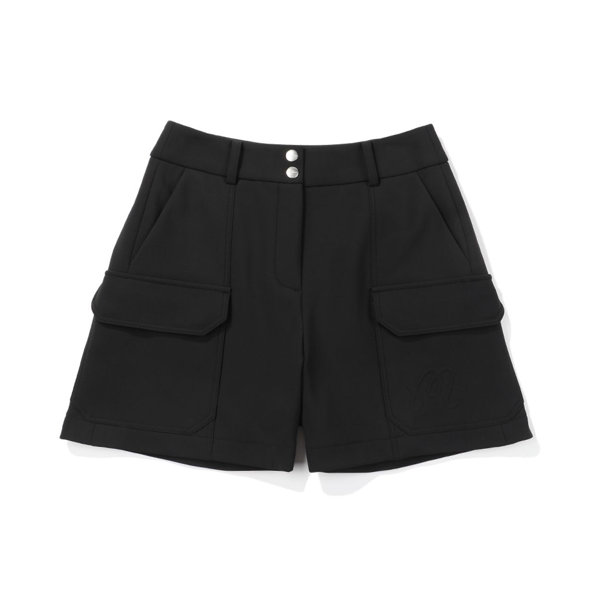 말본 골프(MALBON GOLF) 카고 포켓 숏 BLACK (WOMAN)