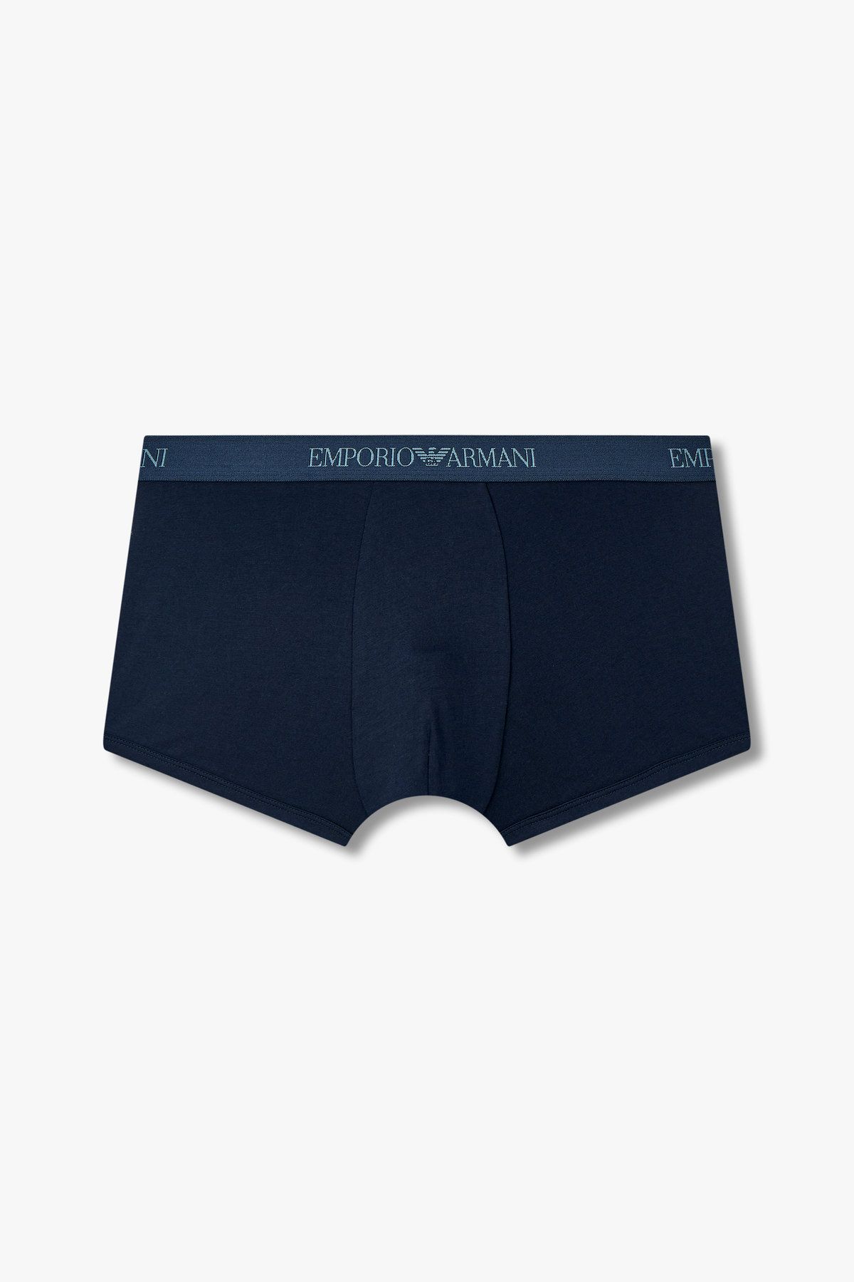 엠포리오 아르마니 언더웨어(EMPORIO ARMANI UNDERWEAR) 남성 로고 밴딩 코튼 드로즈_마린 0814312319
