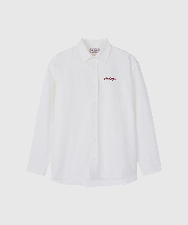 레귤러핏 셔츠 [WHITE]