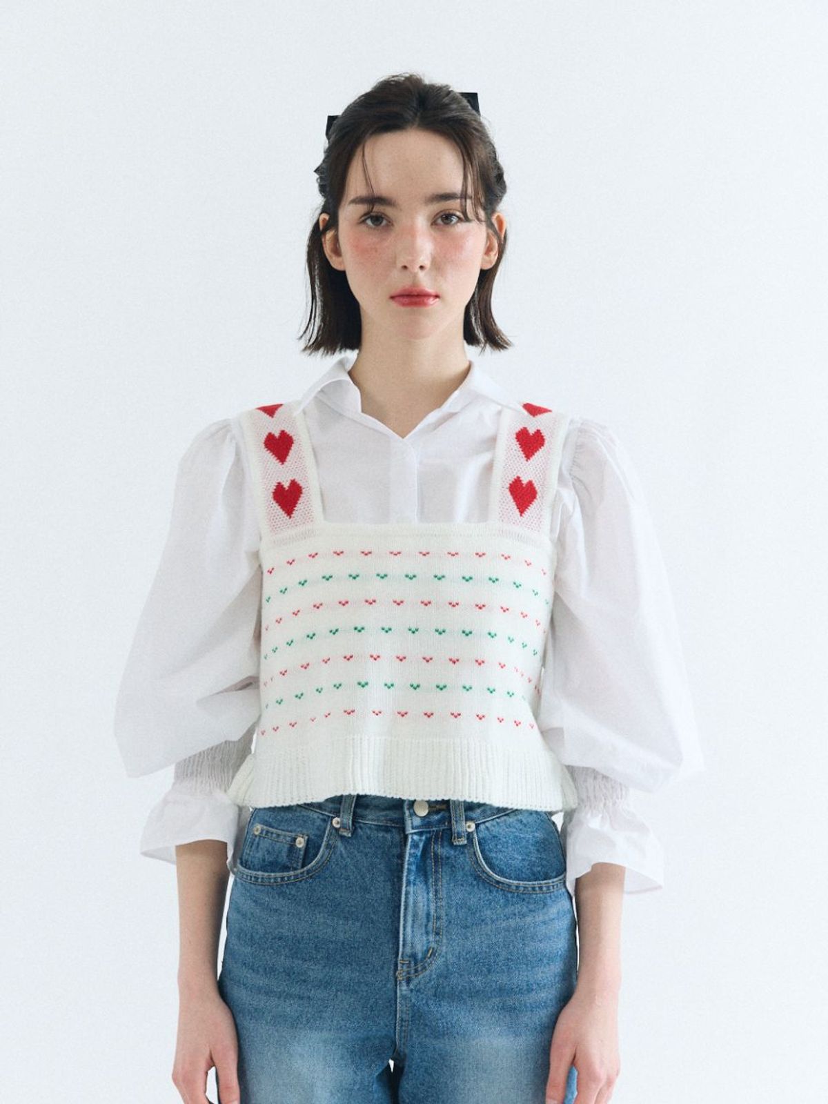 패브릭서울(FABRICSEOUL) puff smoke cotton shirts