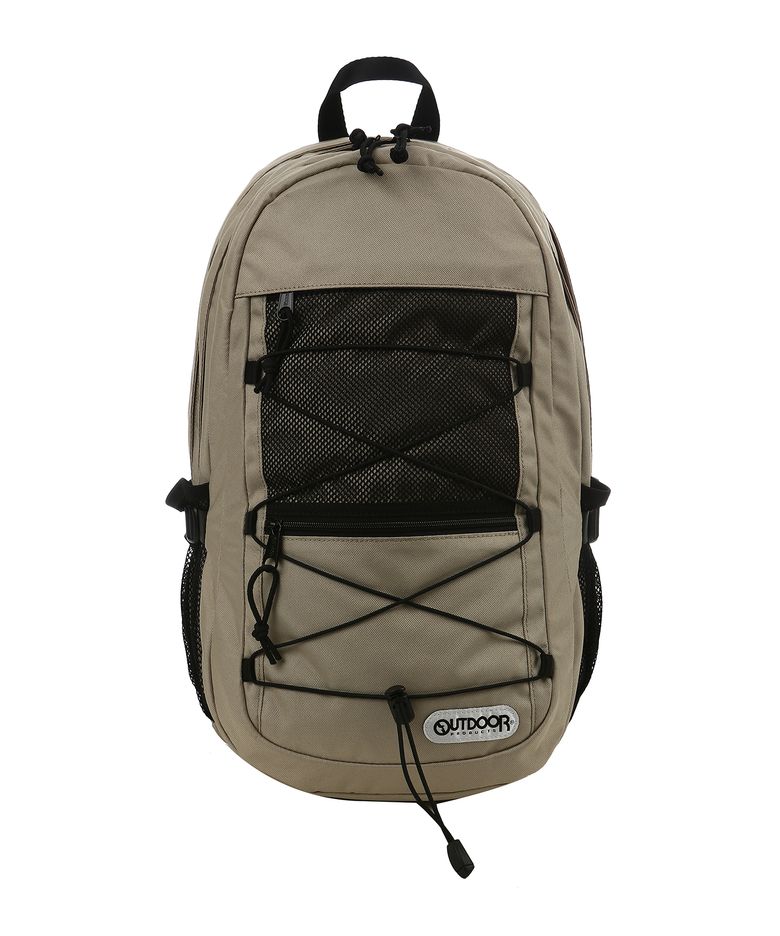 MESH ROPE BACKPACK (BEIGE)