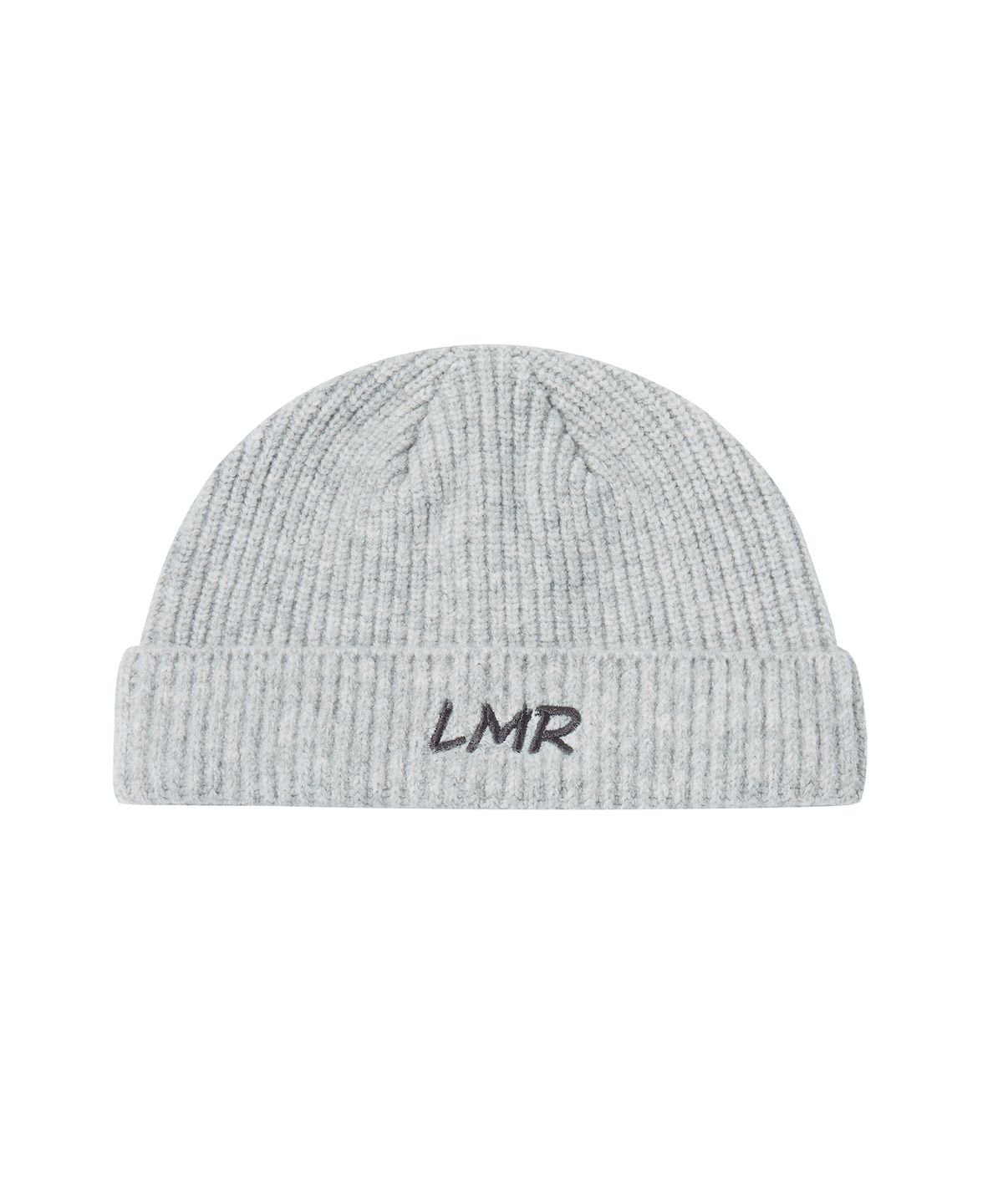 엘엠알(LMR) 레터링 로고 자수 비니 GREY