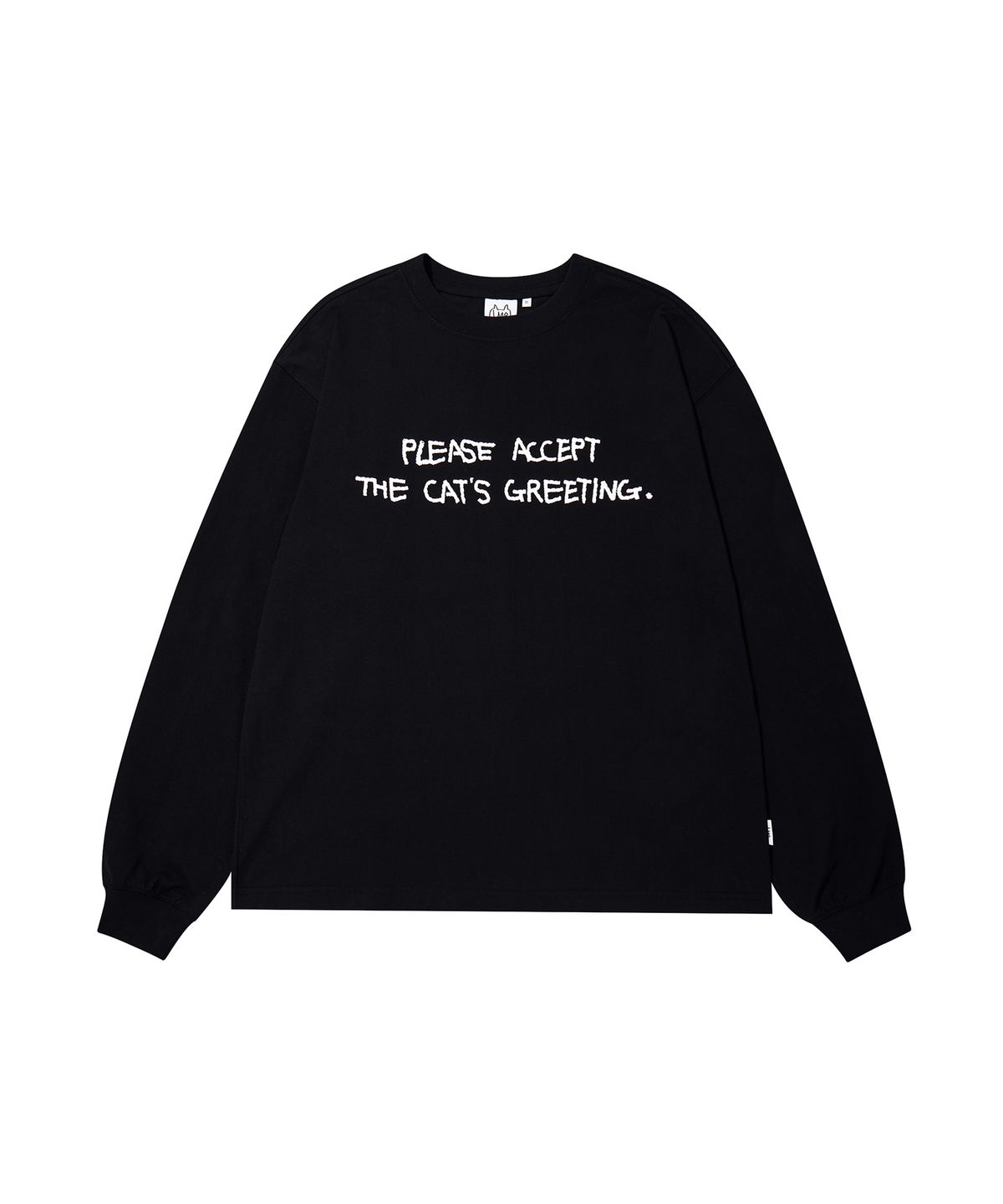 엘엠알(LMR) 레터링 로고 긴팔 티셔츠 BLACK