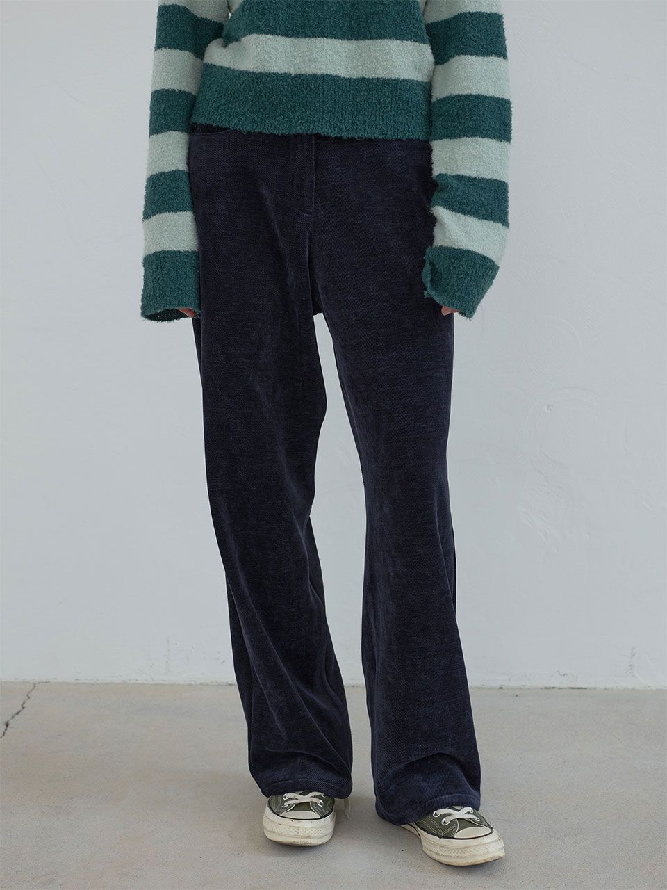 【ENZO BLUES】velvet twill straight pants / 追跡付 ENZO BLUES】velvet twill straight pants / 追跡付