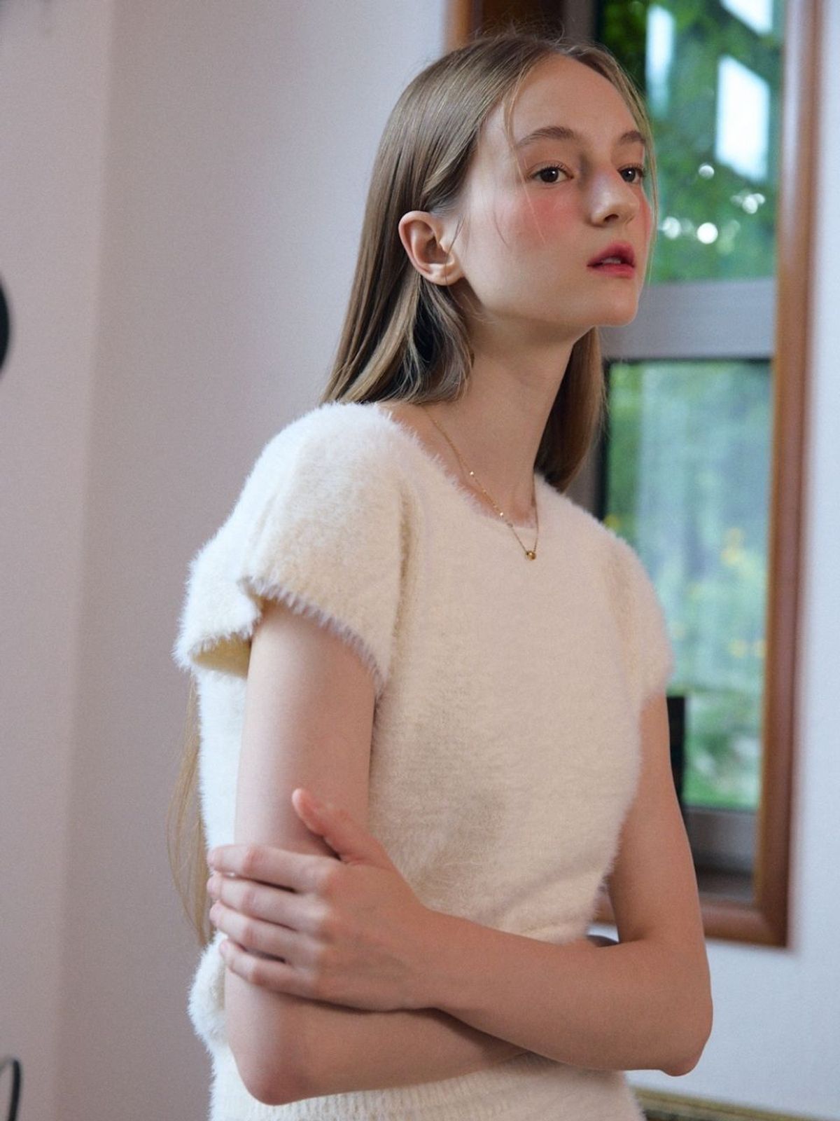패브릭서울(FABRICSEOUL) adorable cozy knit top