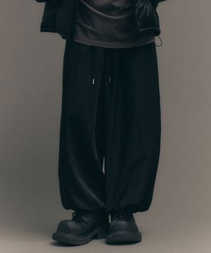 빅 배기 복서 팬츠 (블랙)