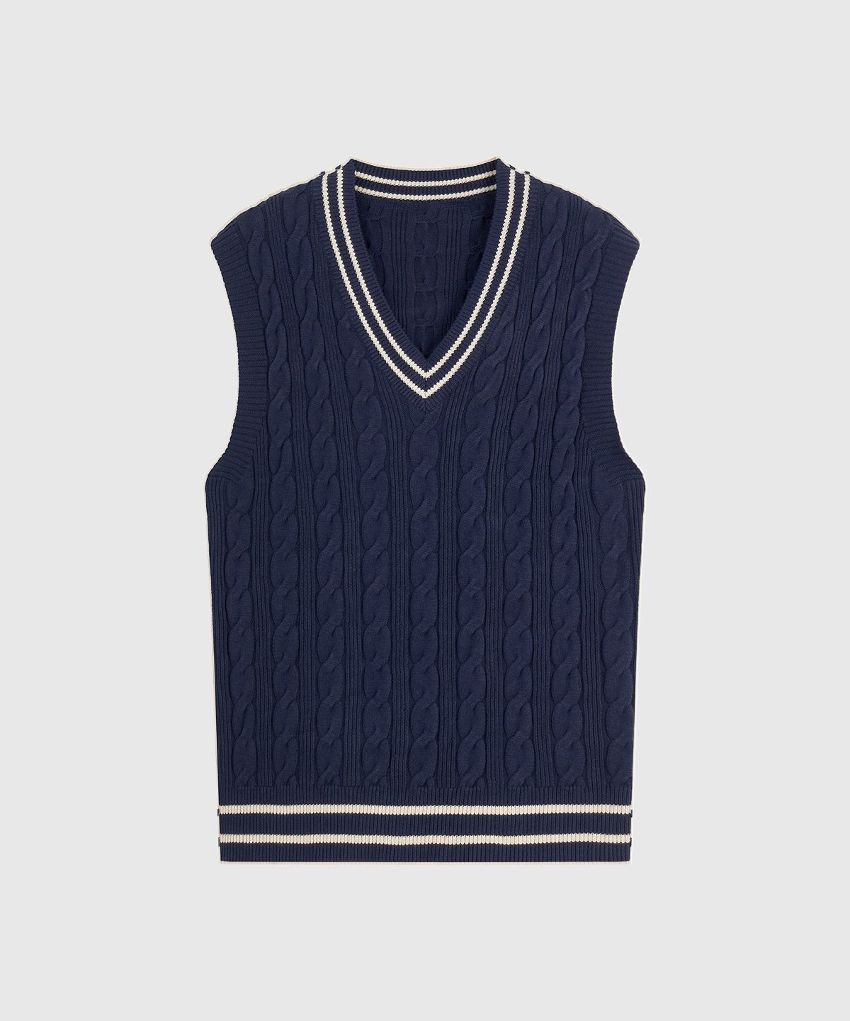 muta ムータVネックニットベスト ネイビー サイズ7 XL Vネック ニットベスト [全3色] – muta Online Store