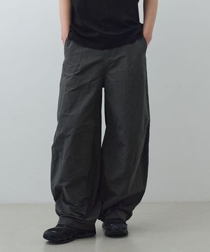 3D 와이드 벌룬 팬츠 (그레이)