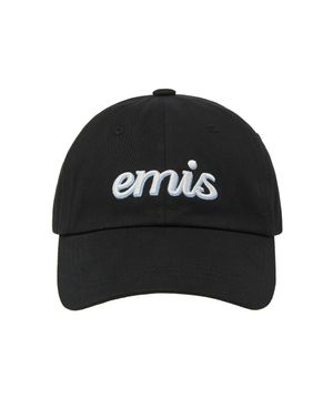 LAYERED LOGO BALL CAP-BLACK