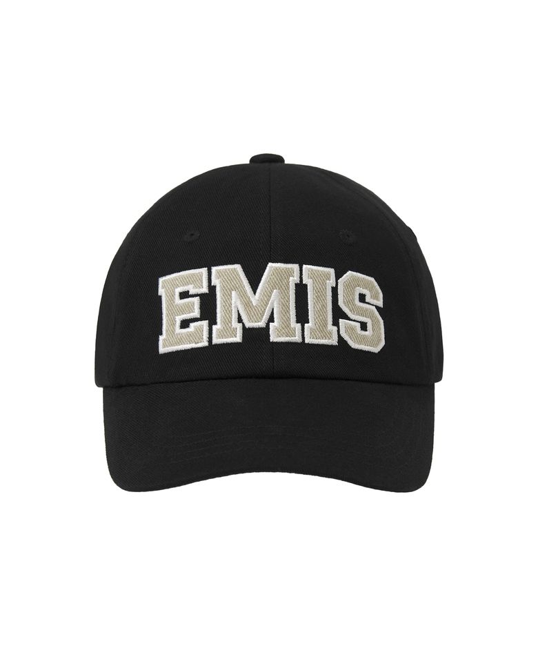 TWILL CAPITAL LOGO BALL CAP-BLACK
