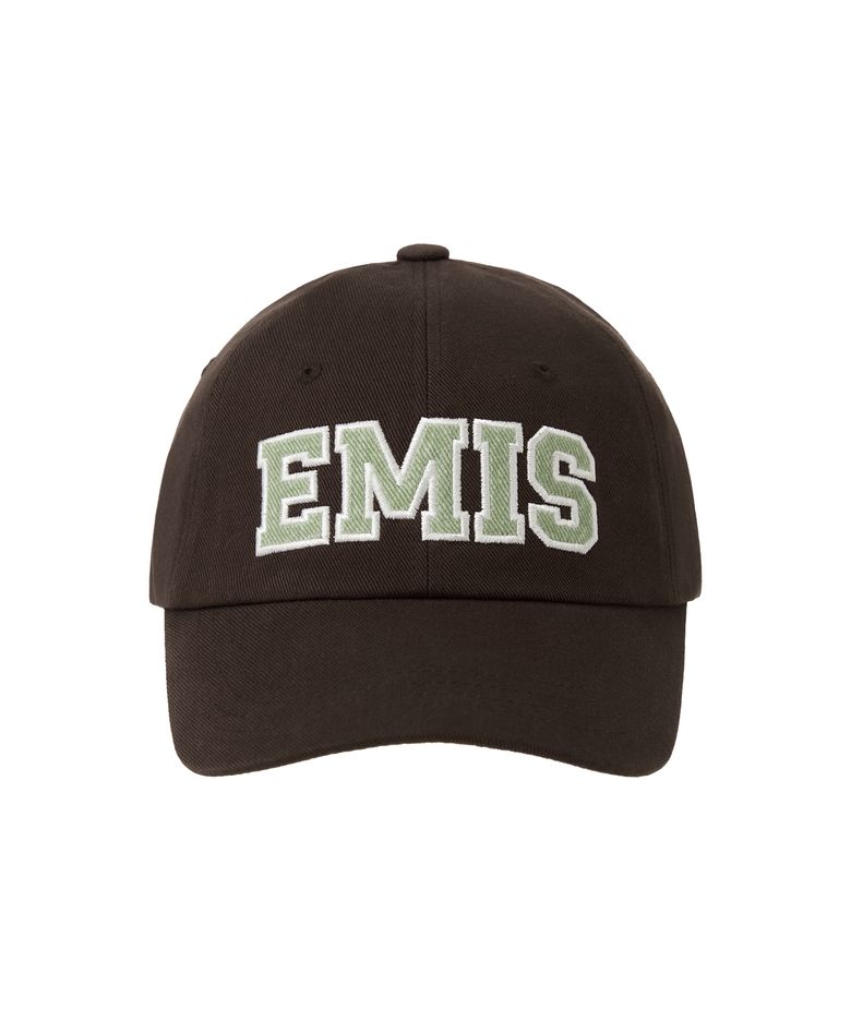 TWILL CAPITAL LOGO BALL CAP-BROWN