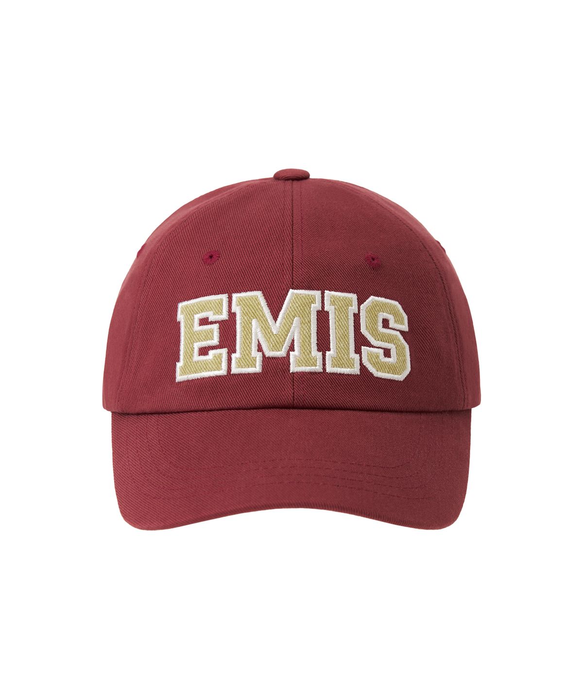 이미스(EMIS) TWILL CAPITAL LOGO BALL CAP-BRICK
